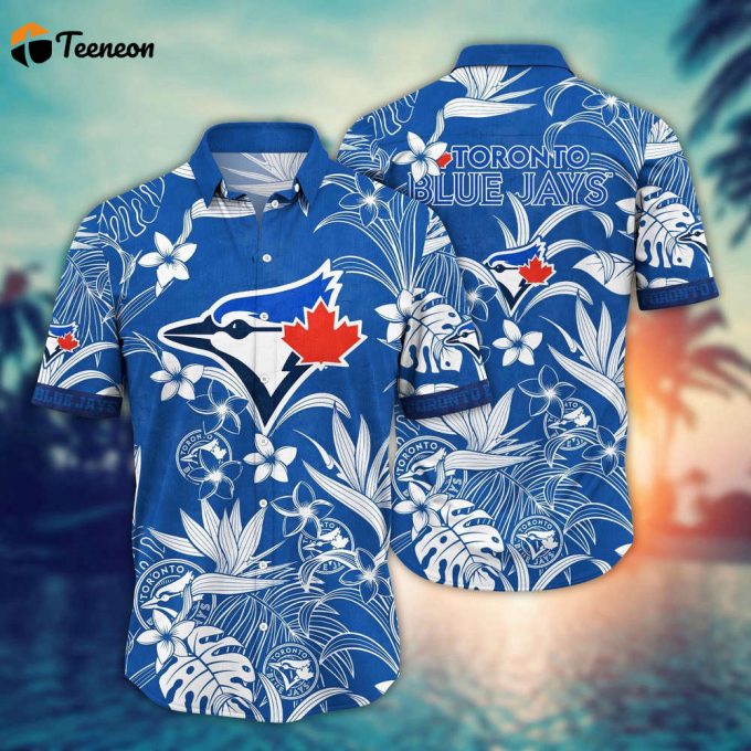 Mlb Toronto Blue Jays Hawaiian Shirt Breeze Through Summer Gift For Fans 1