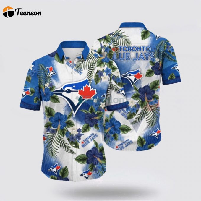 Mlb Toronto Blue Jays Hawaiian Shirt Explore Ocean Vibes With Unique Tropical Fashion For Fans 1