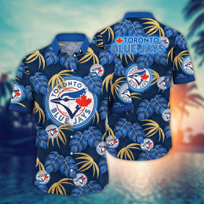 Mlb Toronto Blue Jays Hawaiian Shirt Floral Symphony Gift For Fans 2