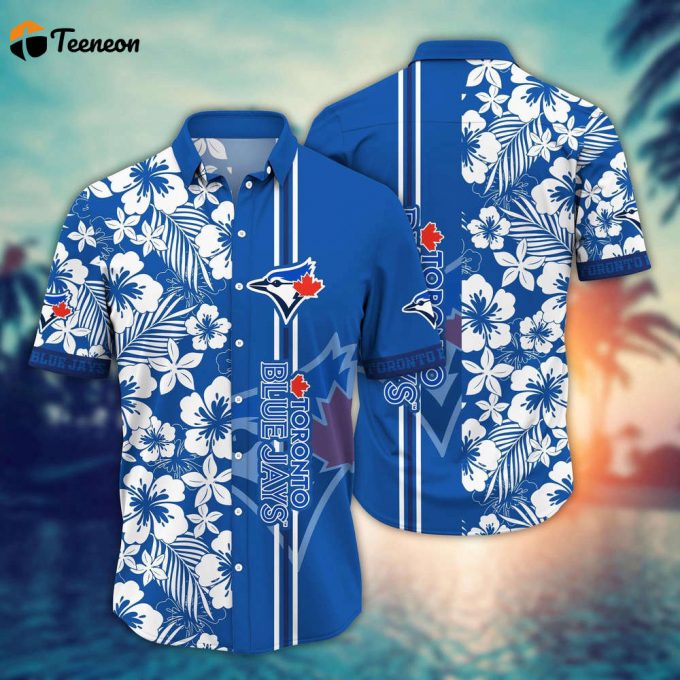 Mlb Toronto Blue Jays Hawaiian Shirt Swing Into Summer For Sports Fans 1