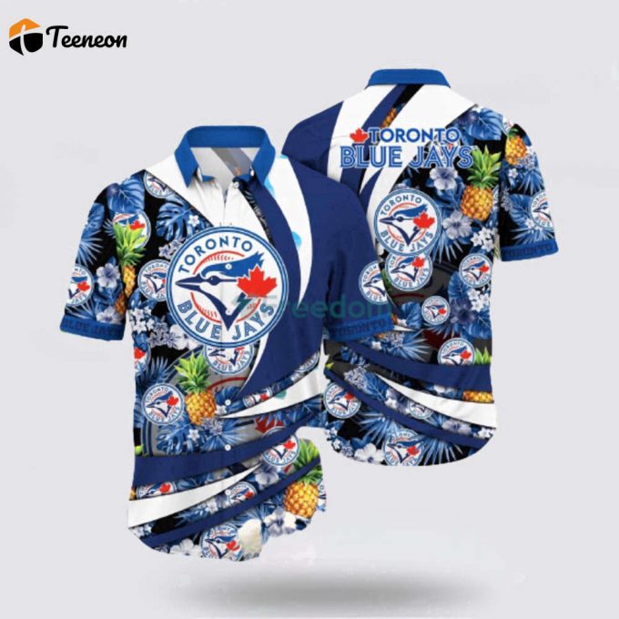 Mlb Toronto Blue Jays Hawaiian Shirt Turn The Beach Into A Catwalk With Stylish Coastal Outfits For Fans 1