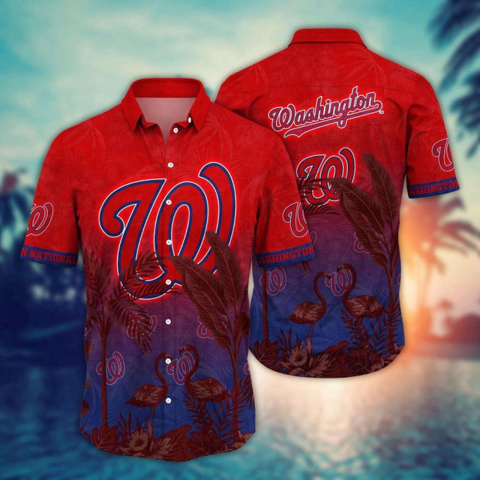 Mlb Washington Nationals Hawaiian Shirt Chase The Sunset Gift For Fans 2