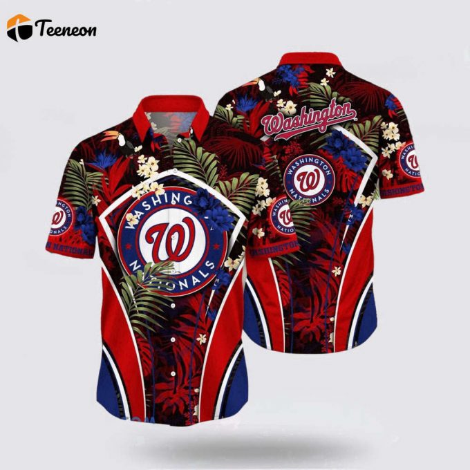 Mlb Washington Nationals Hawaiian Shirt Embrace The Energetic Summer With Fashionable For Fans 1