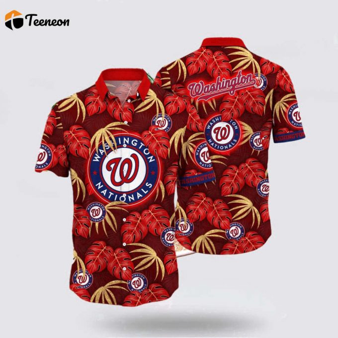 Mlb Washington Nationals Hawaiian Shirt Perfect Fusion Baseball For Fans 1