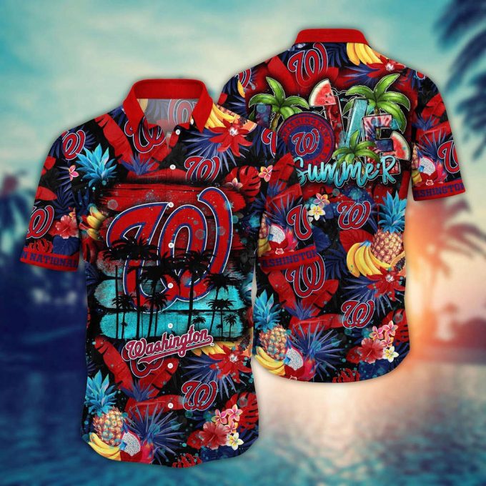 Mlb Washington Nationals Hawaiian Shirt Pitch Perfect Style For Sports Fans 2