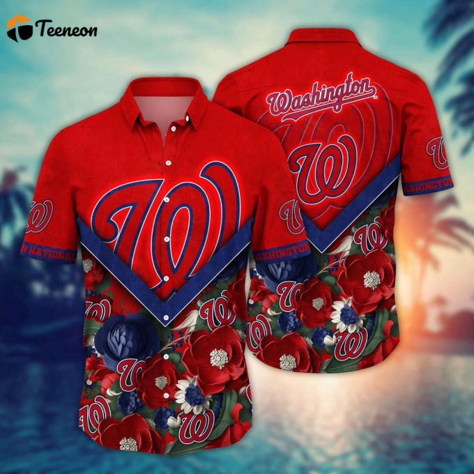 Mlb Washington Nationals Hawaiian Shirt Summer Swing For Sport Fan 1