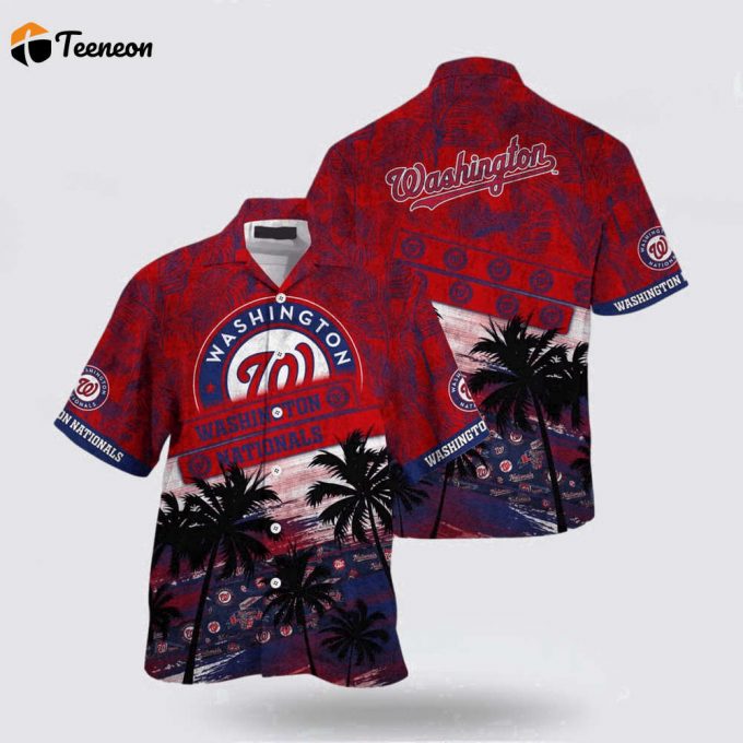 Mlb Washington Nationals Hawaiian Shirt Tropical Elegance Upgrade Your Wardrobe For Fans 1