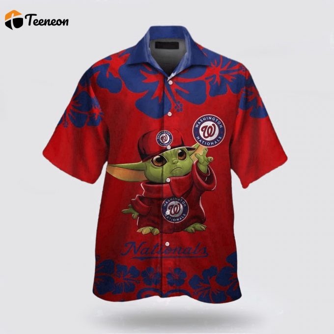 Mlb Washington Nationals Hawaiian Shirt Welcome Summer Full Of Energy With Tropical Fashion Outfits For Fans 1