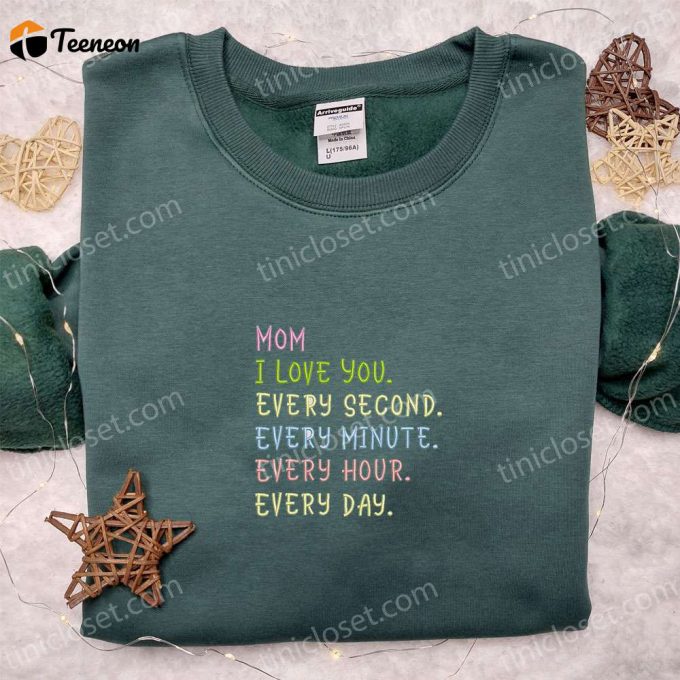 Show Mom Your Love With Embroidered Hoodies - Perfect Mother S Day Gift Ideas! 1