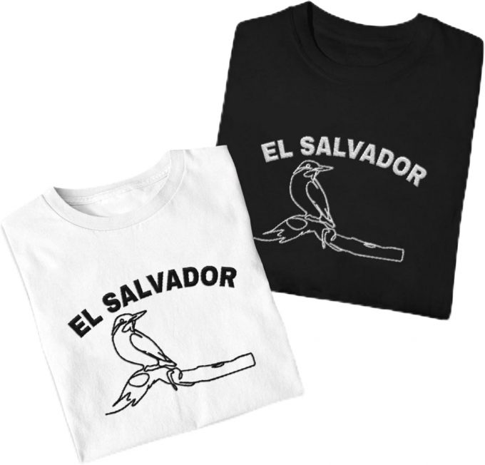 Customized El Salvador Embroidered Crewneck T-Shirt, Sweatshirt For Men Women Shirt 3D - Stylish Flag Tee For Men &Amp; Women Mostprints Tshirts 4