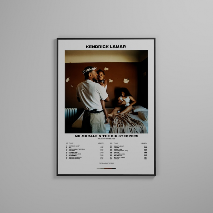 Mr.morale &Amp; The Big Steppers Album Poster - Gift For Home Decor - Gift For Home Decor Print 5