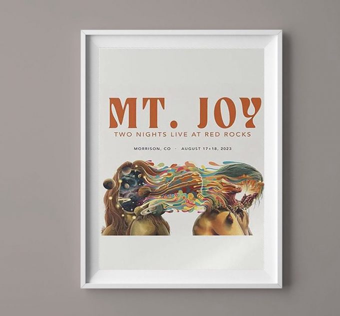 Mt.joy Two Nights Live At Red Rocks Poster For Home Decor Gift, Mt.joy Tour Poster For Home Decor Gift, Gift Fans 2