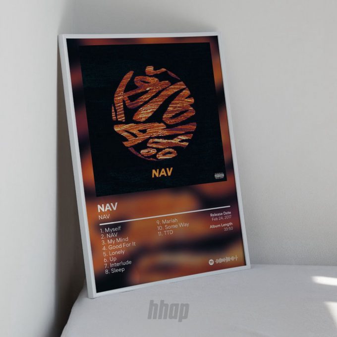 Nav - Album Cover Poster For Home Decor Gift- Nav Rapper Poster For Home Decor Gift 2