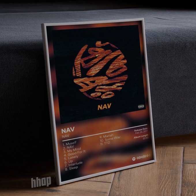 Nav - Album Cover Poster For Home Decor Gift- Nav Rapper Poster For Home Decor Gift 4