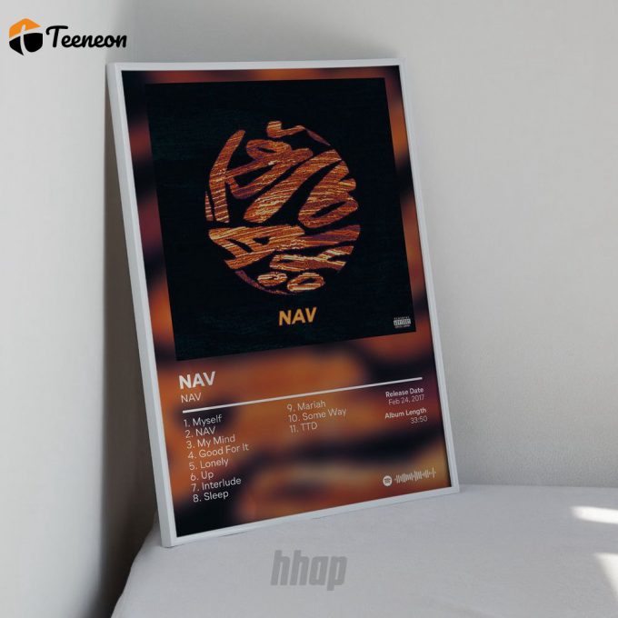 Nav - Album Cover Poster For Home Decor Gift- Nav Rapper Poster For Home Decor Gift 1