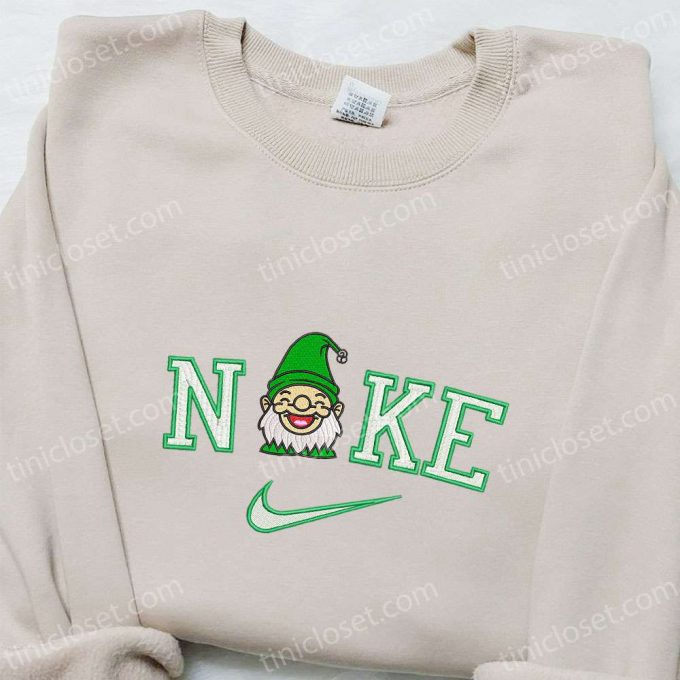 Nike Christmas X Gnome Laughing Sweatshirt: Movie Christmas Embroidered Shirt - B Gift For Men Women Gift Ideas 4