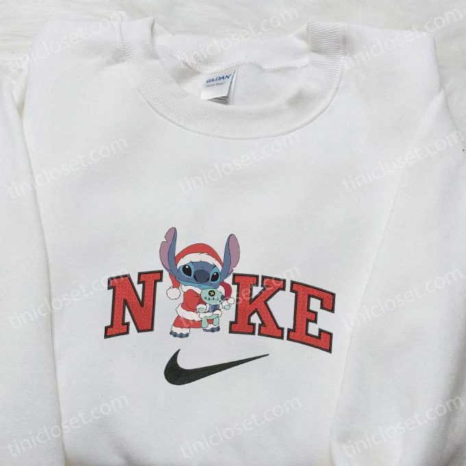 Nike Christmas X Stitch Sweatshirt: F Gift For Men Women Hat &Amp; Movie Embroidered Shirt - B Gift For Men Women Xmas Gift Ideas 2