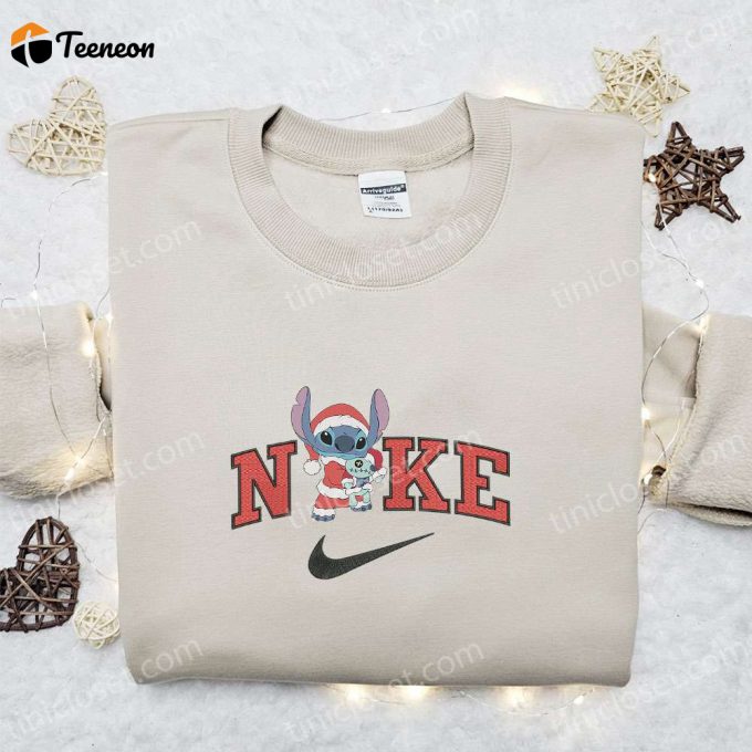 Nike Christmas X Stitch Sweatshirt: F Gift For Men Women Hat &Amp;Amp; Movie Embroidered Shirt - B Gift For Men Women Xmas Gift Ideas 1