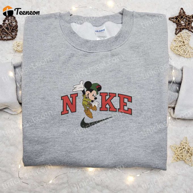 Nike Halloween X Mickey Mouse Pirate Embroidered Sweatshirt: Spooky Horror Movie Shirt &Amp;Amp; B Gift For Men Women Halloween Gift Ideas 1