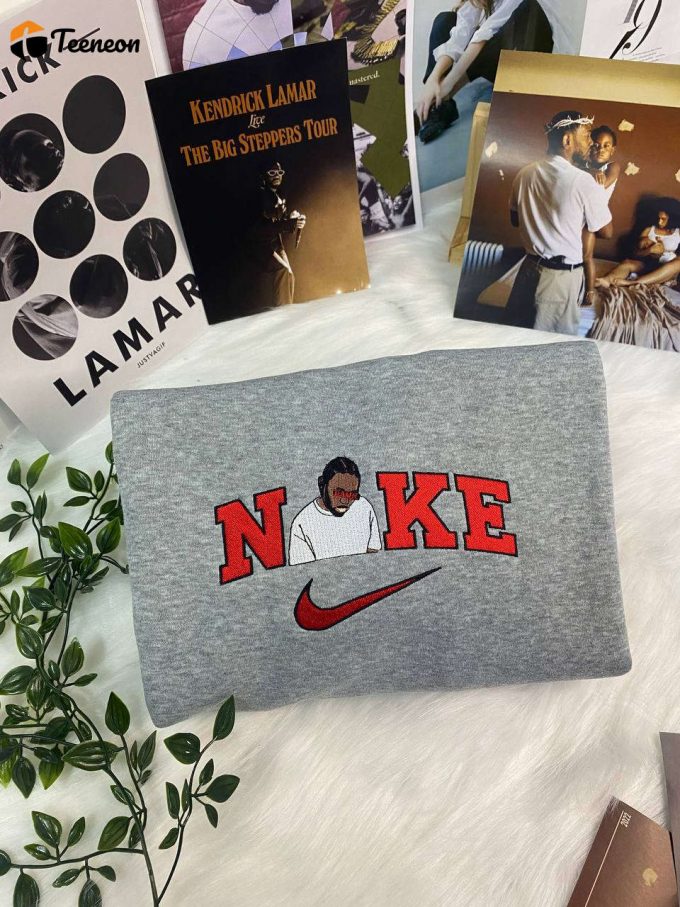 Kendrick Lamar Nike Embroidered Shirt: Stylish &Amp;Amp; Unique Gift For Men &Amp;Amp; Women, Gift For Men Women 1