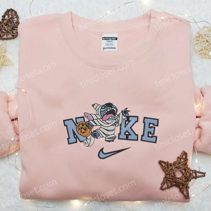 Spooky Style: Nike X Mummy Stitch T-Shirt Disney Halloween Hoodie &Amp; Nike Inspired Sweatshirt 2