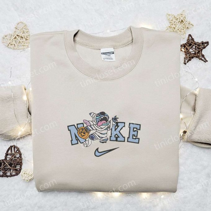 Spooky Style: Nike X Mummy Stitch T-Shirt Disney Halloween Hoodie &Amp; Nike Inspired Sweatshirt 3