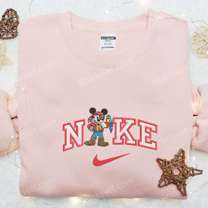 Disney Characters Embroidered Shirt: Nike X Pirate Cruise Mickey - Get Inspired With Nike S Unique D Gift For Men Women 2