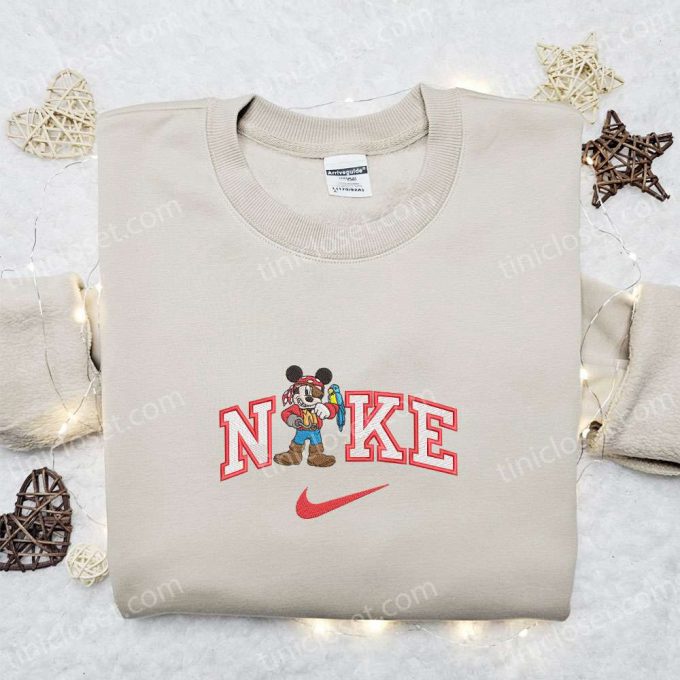 Disney Characters Embroidered Shirt: Nike X Pirate Cruise Mickey - Get Inspired With Nike S Unique D Gift For Men Women 4