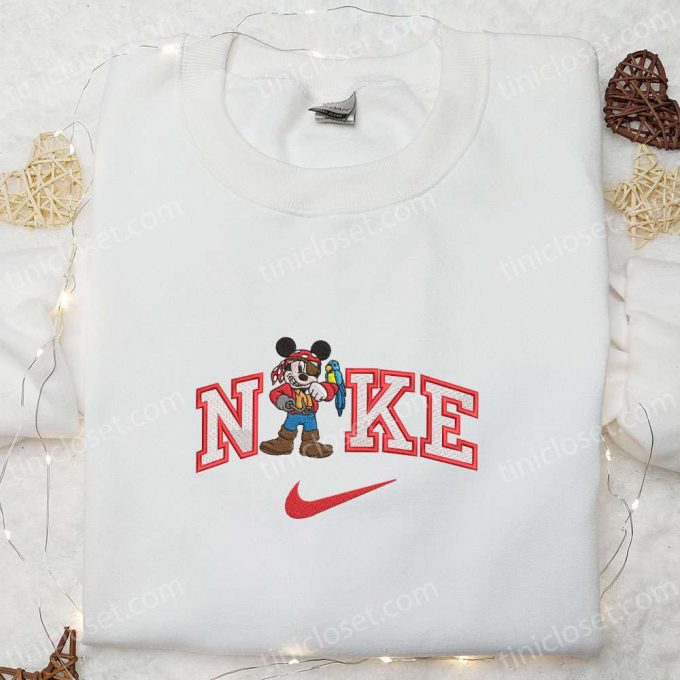 Disney Characters Embroidered Shirt: Nike X Pirate Cruise Mickey - Get Inspired With Nike S Unique D Gift For Men Women 6