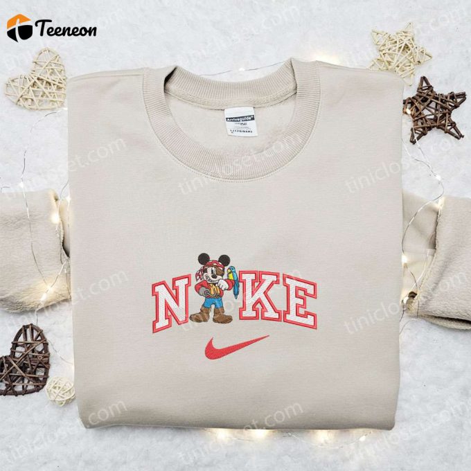 Disney Characters Embroidered Shirt: Nike X Pirate Cruise Mickey - Get Inspired With Nike S Unique D Gift For Men Women 1