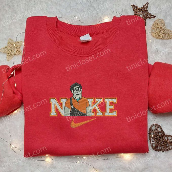 Custom Nike X Ralph Embroidered Sweatshirt: Wreck It Ralph Disney D Gift For Men Women 2