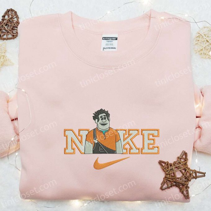 Custom Nike X Ralph Embroidered Sweatshirt: Wreck It Ralph Disney D Gift For Men Women 3