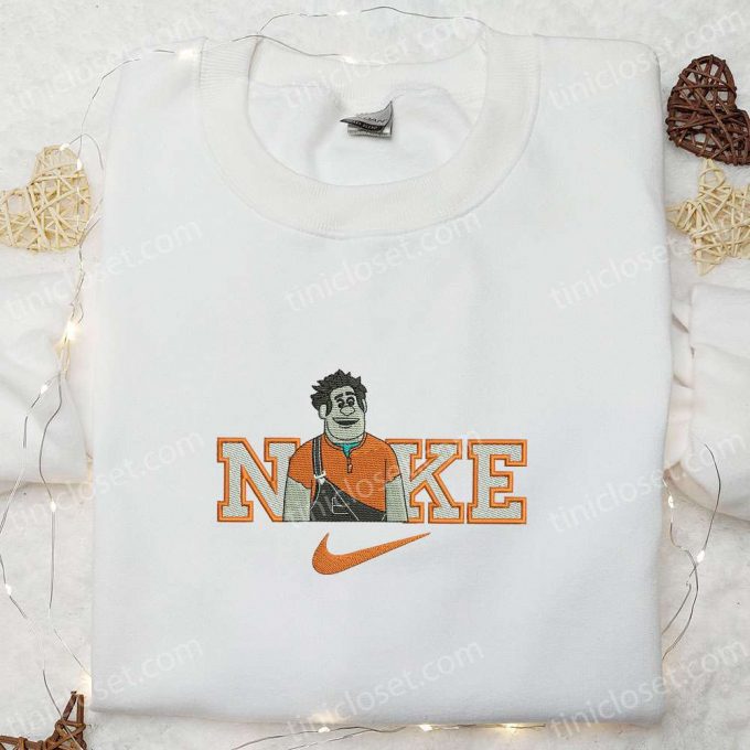 Custom Nike X Ralph Embroidered Sweatshirt: Wreck It Ralph Disney D Gift For Men Women 4