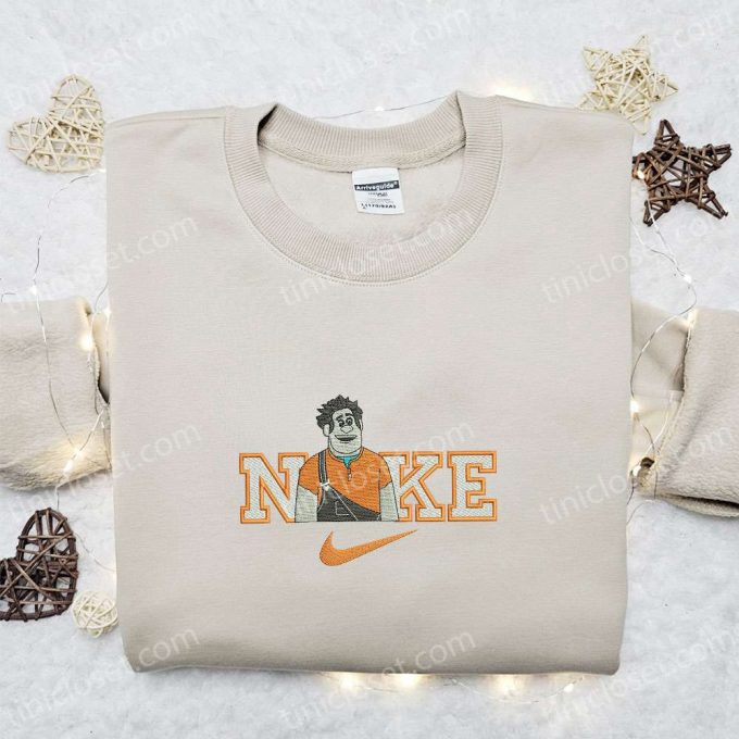 Custom Nike X Ralph Embroidered Sweatshirt: Wreck It Ralph Disney D Gift For Men Women 5