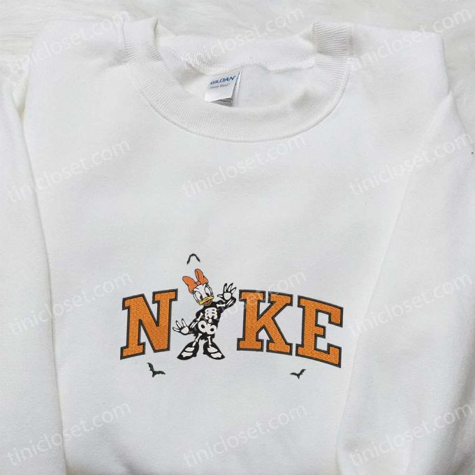 Nike X Skeleton Daisy &Amp; Disney Halloween Embroidered Shirts - Spooktacular Nike Inspired D Gift For Men Women 6