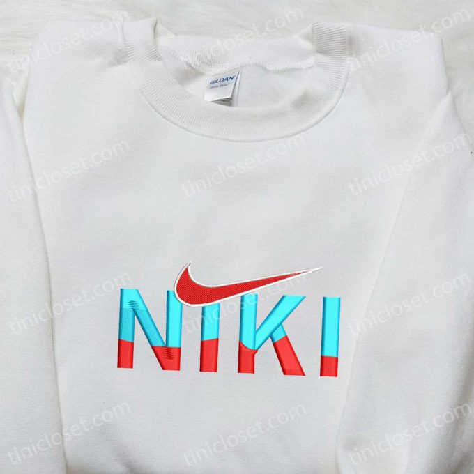 Niki X Nike Embroidered Shirt &Amp; Hoodie: B Gift For Men Women Family Gifts Inspired By Nike Shop Now! 2