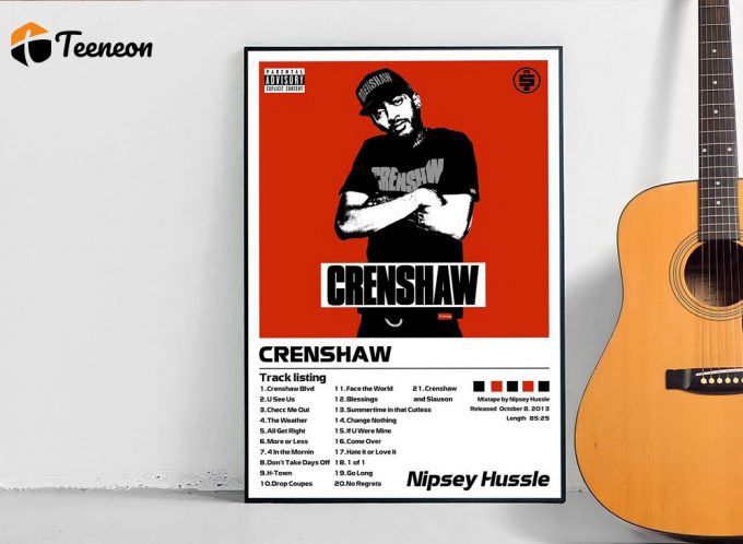 Nipsey Hussle - Crenshaw | Album Cover Poster For Home Decor Gift 1