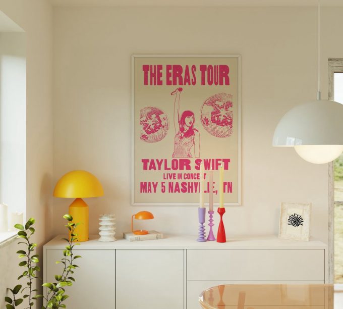 Pink Eras Tour Poster For Home Decor Gift 4