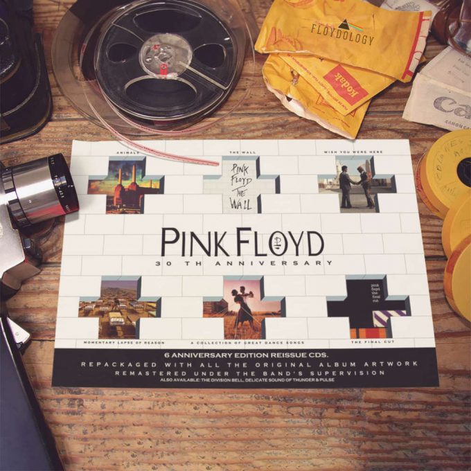 Pink Floyd 30Th Aniversary 6 Reissue Cds Poster For Home Decor Gift For Home Decor Gift 3