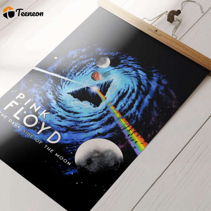 Pink Floyd Black Hole Dark Side Galaxy Poster For Home Decor Gift For Home Decor Gift 1