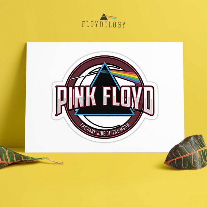 Pink Floyd Dark Side Of The Moon Badge Logo Poster For Home Decor Gift For Home Decor Gift 3