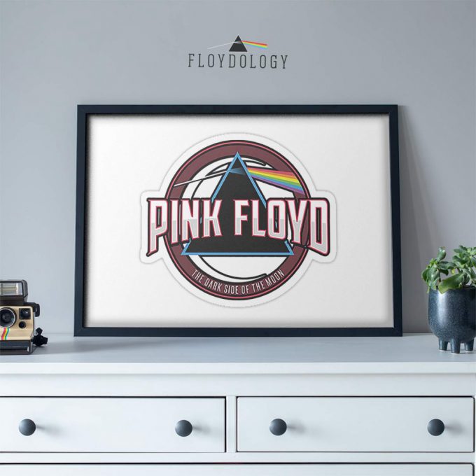 Pink Floyd Dark Side Of The Moon Badge Logo Poster For Home Decor Gift For Home Decor Gift 5