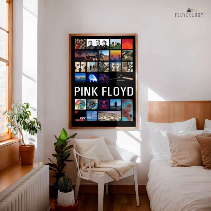 Pink Floyd Discography Collection Poster For Home Decor Gift For Home Decor Gift 2