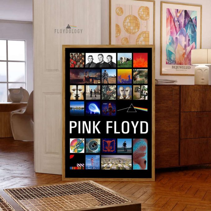 Pink Floyd Discography Collection Poster For Home Decor Gift For Home Decor Gift 3