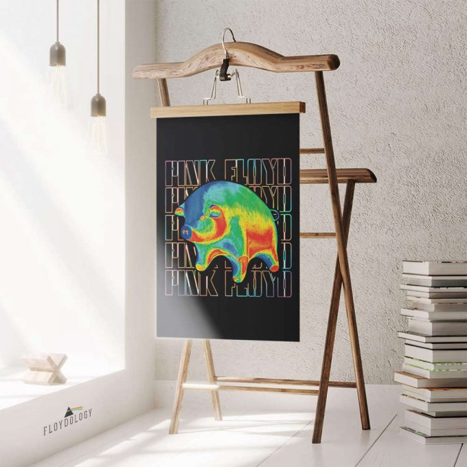 Pink Floyd Eye Catching Psychadelic Floating Pigs Poster For Home Decor Gift For Home Decor Gift 2