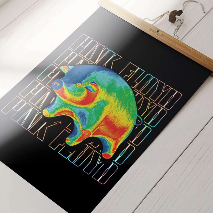 Pink Floyd Eye Catching Psychadelic Floating Pigs Poster For Home Decor Gift For Home Decor Gift 3