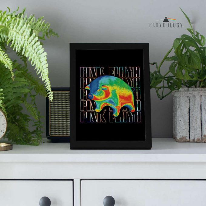 Pink Floyd Eye Catching Psychadelic Floating Pigs Poster For Home Decor Gift For Home Decor Gift 5