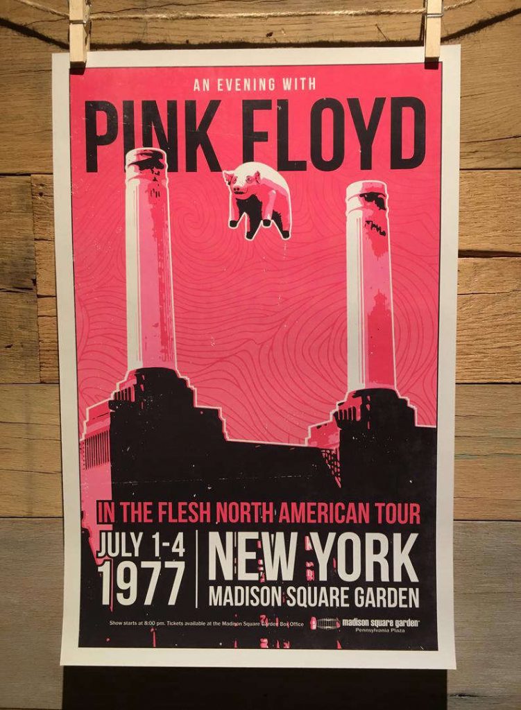 Pink Floyd In The Flesh North American Tour Poster For Home Decor Gift For Home Decor Gift Canvas 12