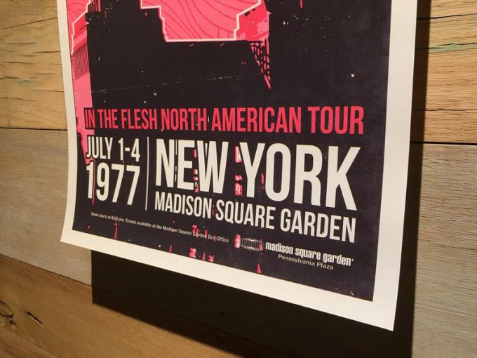 Pink Floyd In The Flesh North American Tour Poster For Home Decor Gift For Home Decor Gift Canvas 6