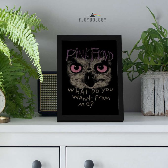 Pink Floyd Owl What Do You Want From Me Poster For Home Decor Gift For Home Decor Gift 2